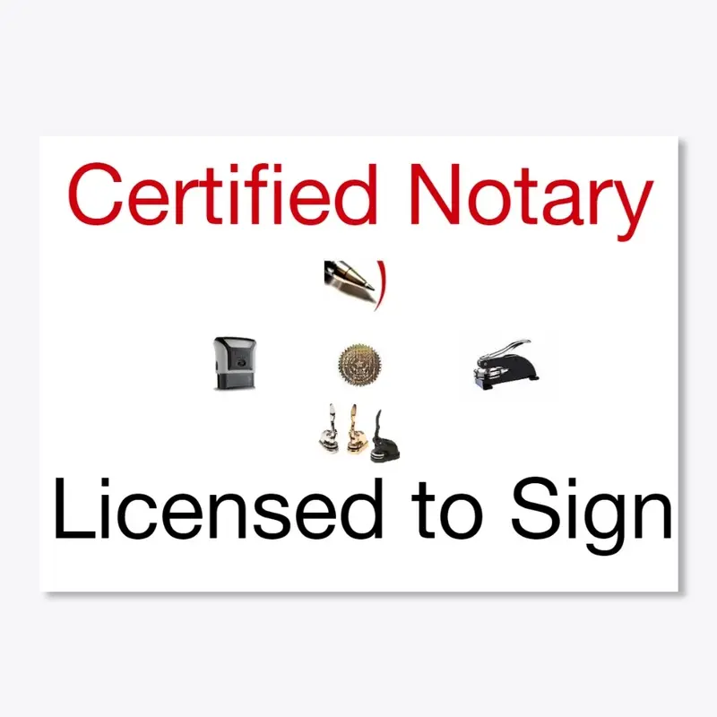 Notary Sticker